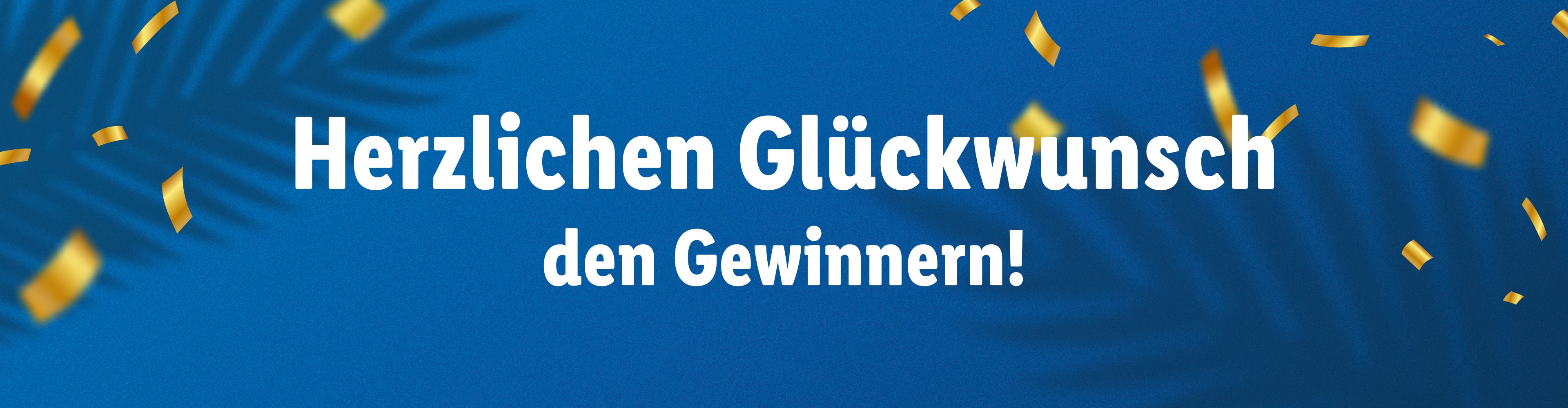 Herzlichen Glückwunsch den Gewinnern!