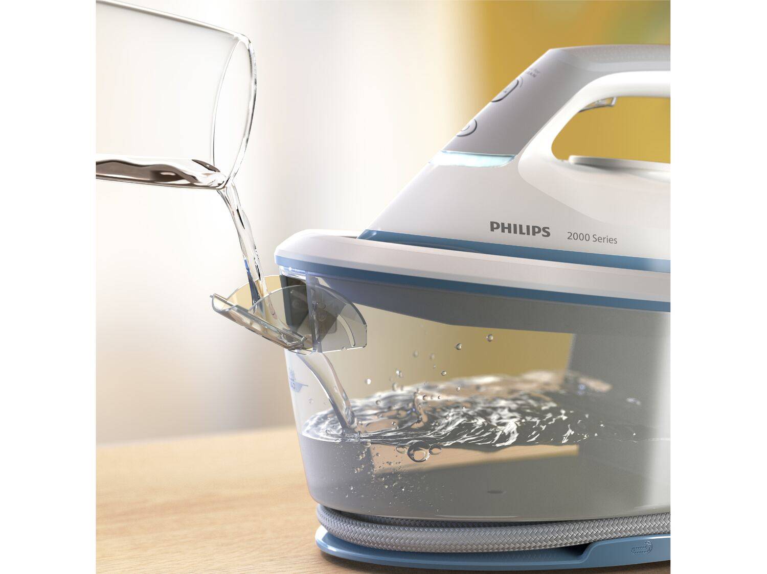 Befüllen eines Philips 2000 Series Dampfbügeleisens mit Wasser