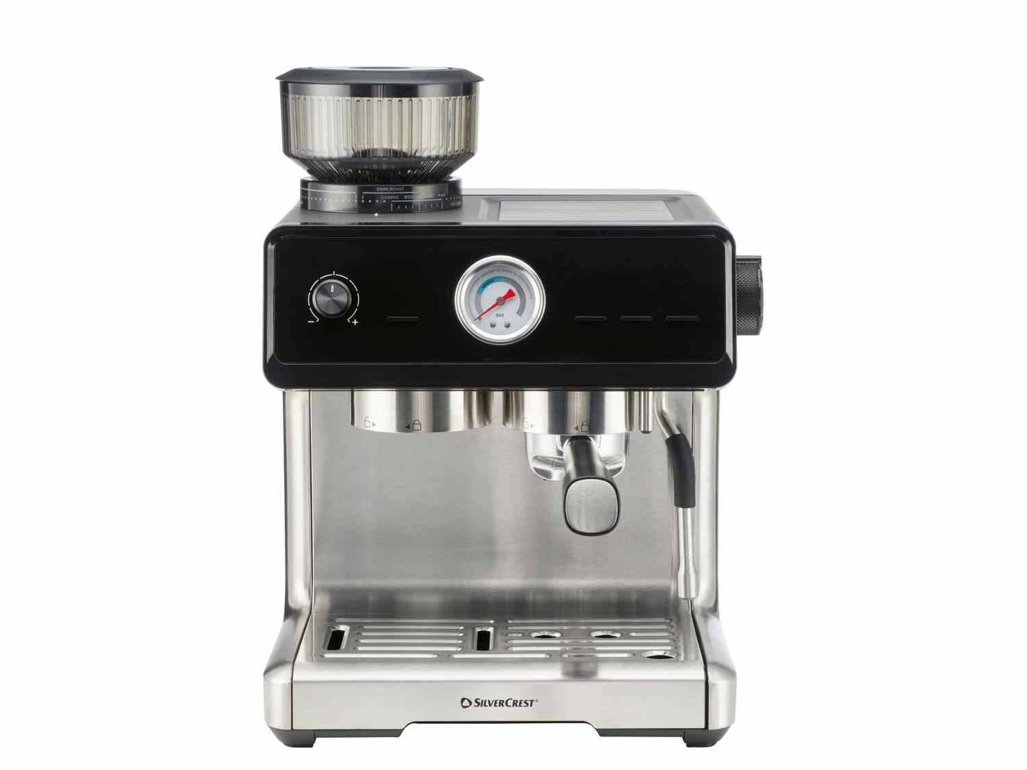 SilverCrest Espressomaschine mit integrierter Kaffeemühle