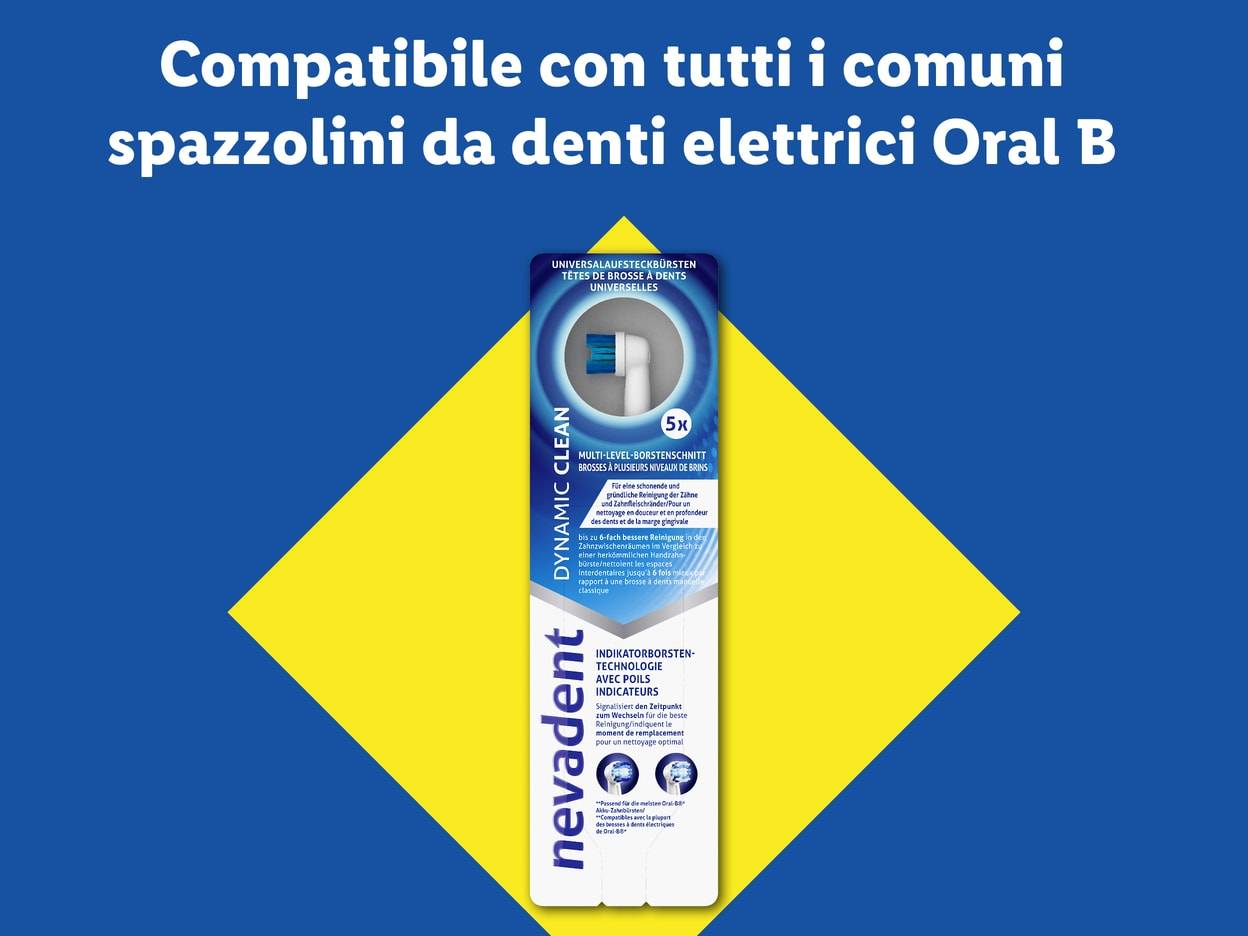 Testine di ricambio Nevadernt compatibili con spazzolini elettrici Oral-B.