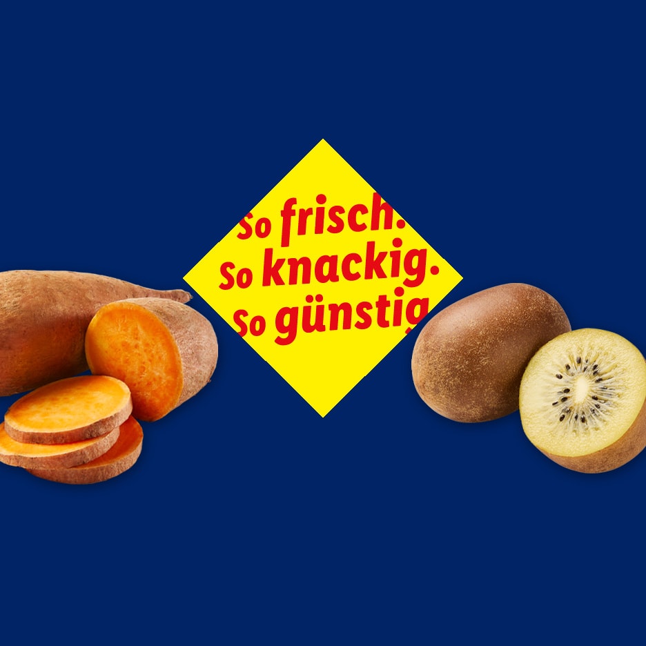 So frisch. so knackig. So günstig.
