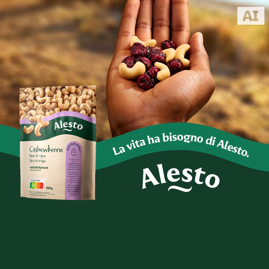 La vita ha bisogno di Alesto. Generato da AI