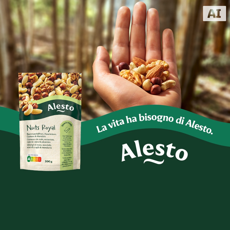 La vita ha bisogno di Alesto. Generato da AI