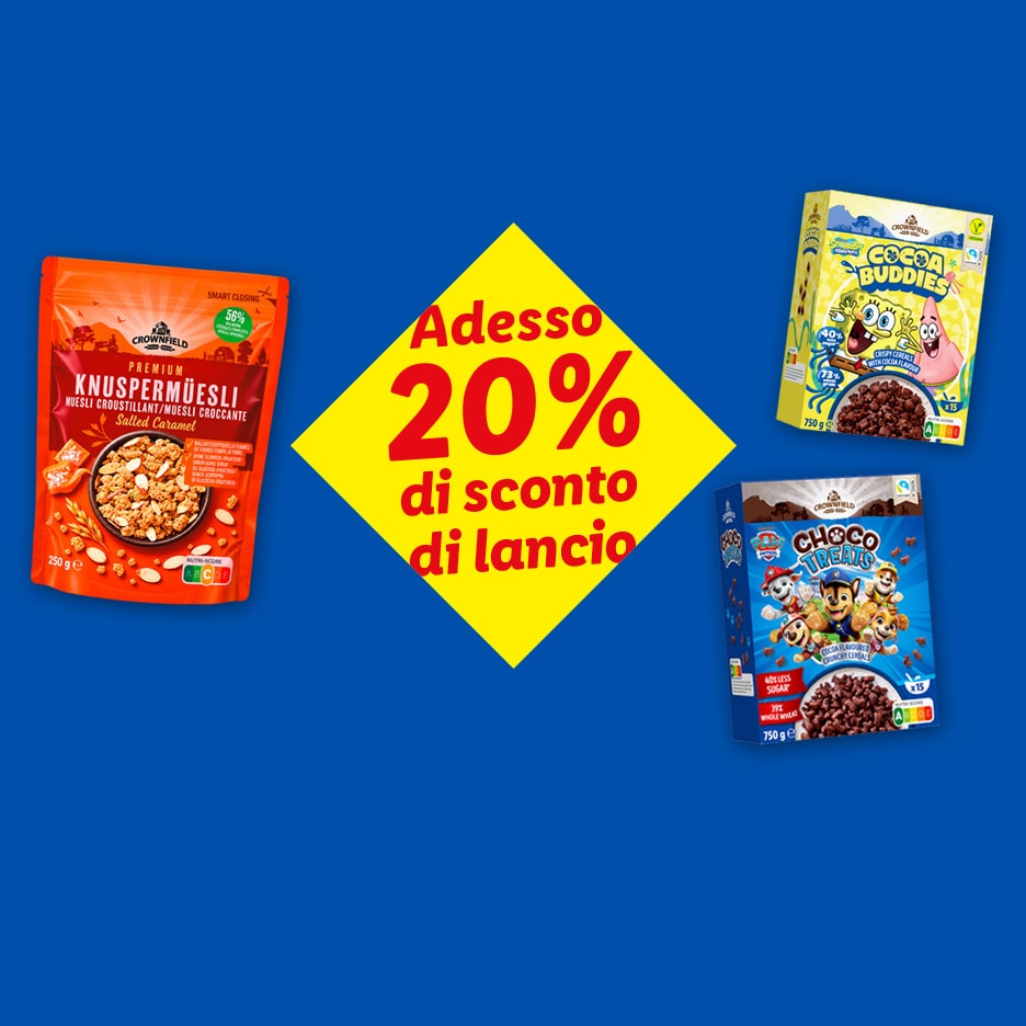 Adesso 20% di sconto di lancio