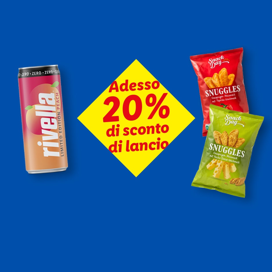 Adesso 20% di sconto di lancio