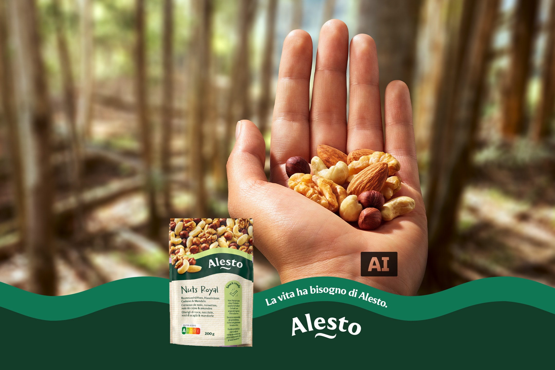 La vita ha bisogno di Alesto. Generato da AI