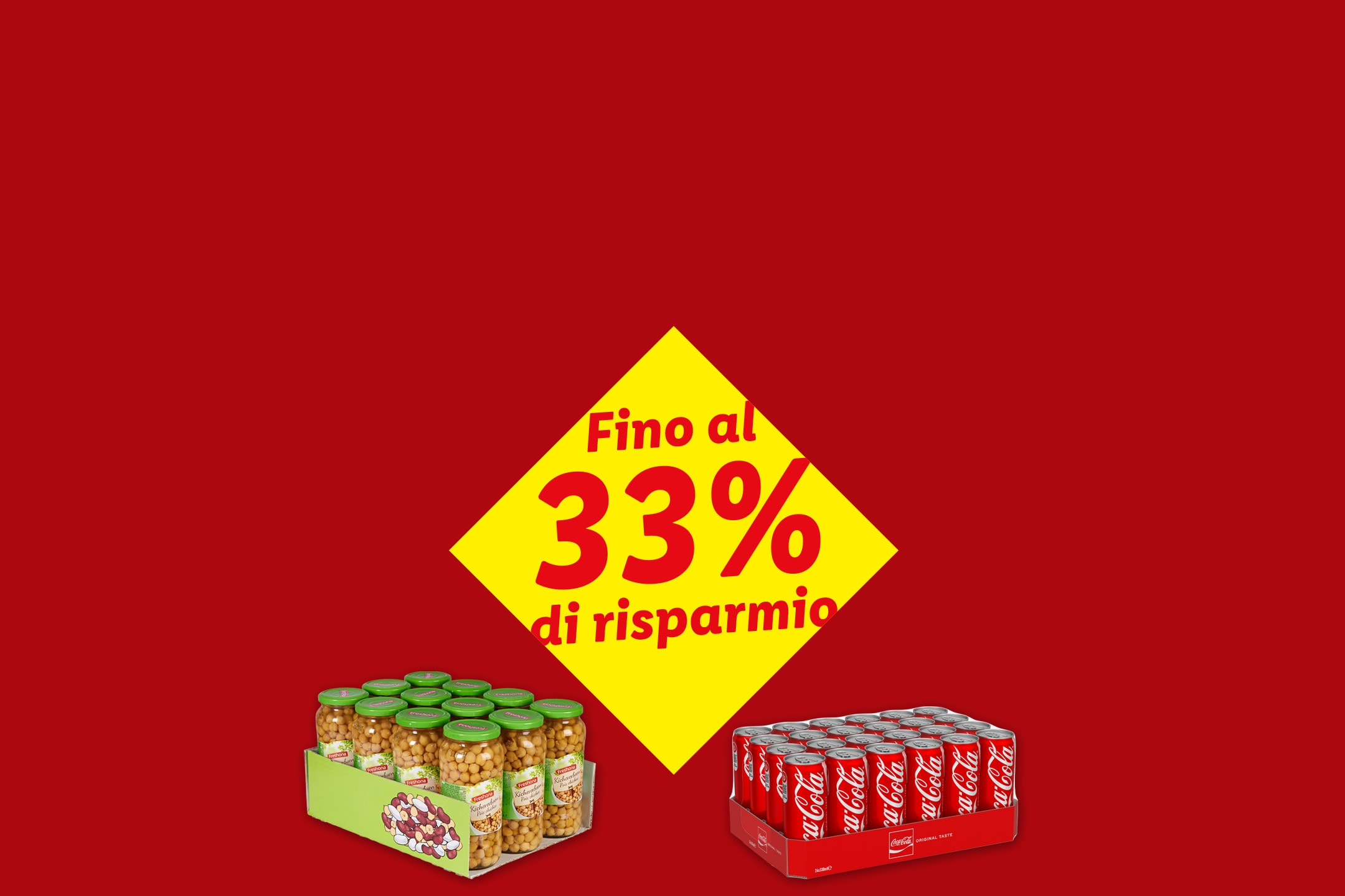 Fino al 33% di risparmio