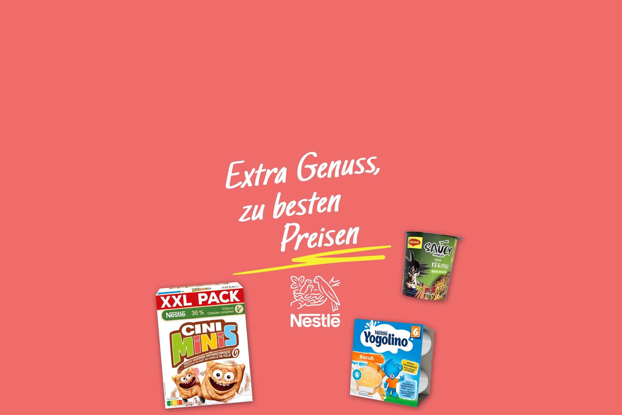 Extra Genuss, zu besten Preisen Nestlé