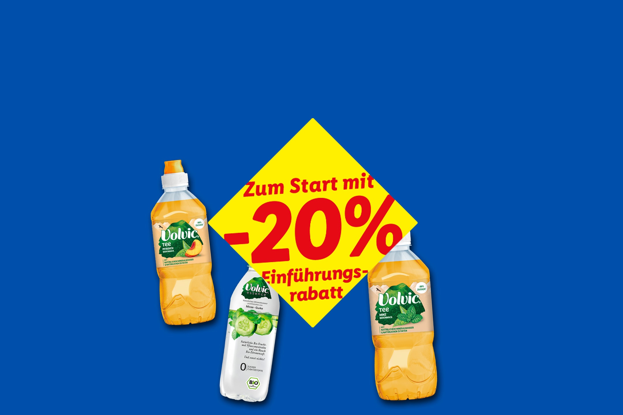 Pfirsich- und Minz-Teegetränke mit 20% Einführungsrabatt.