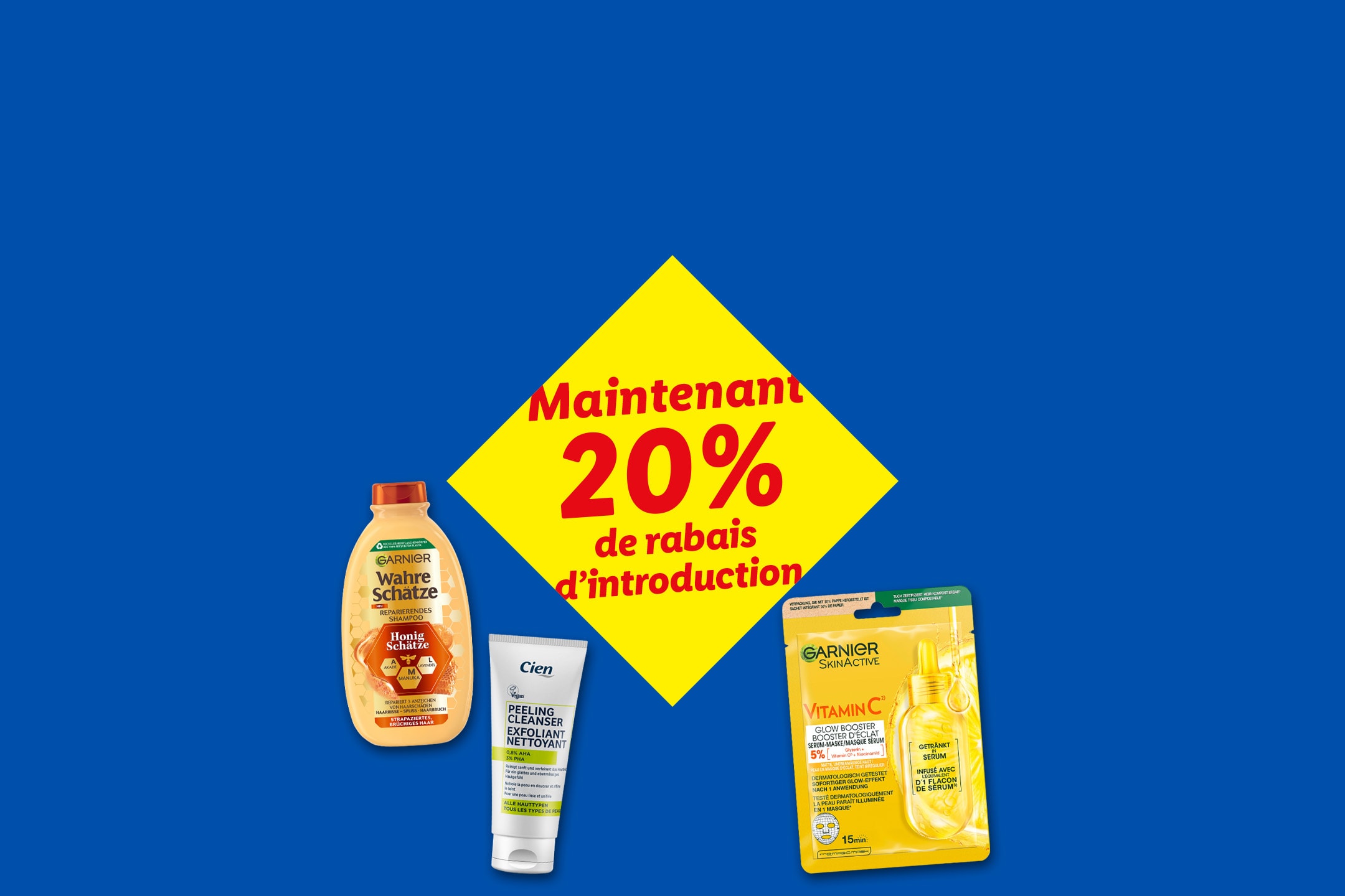 Maintenant 20% de rabais d'introduction