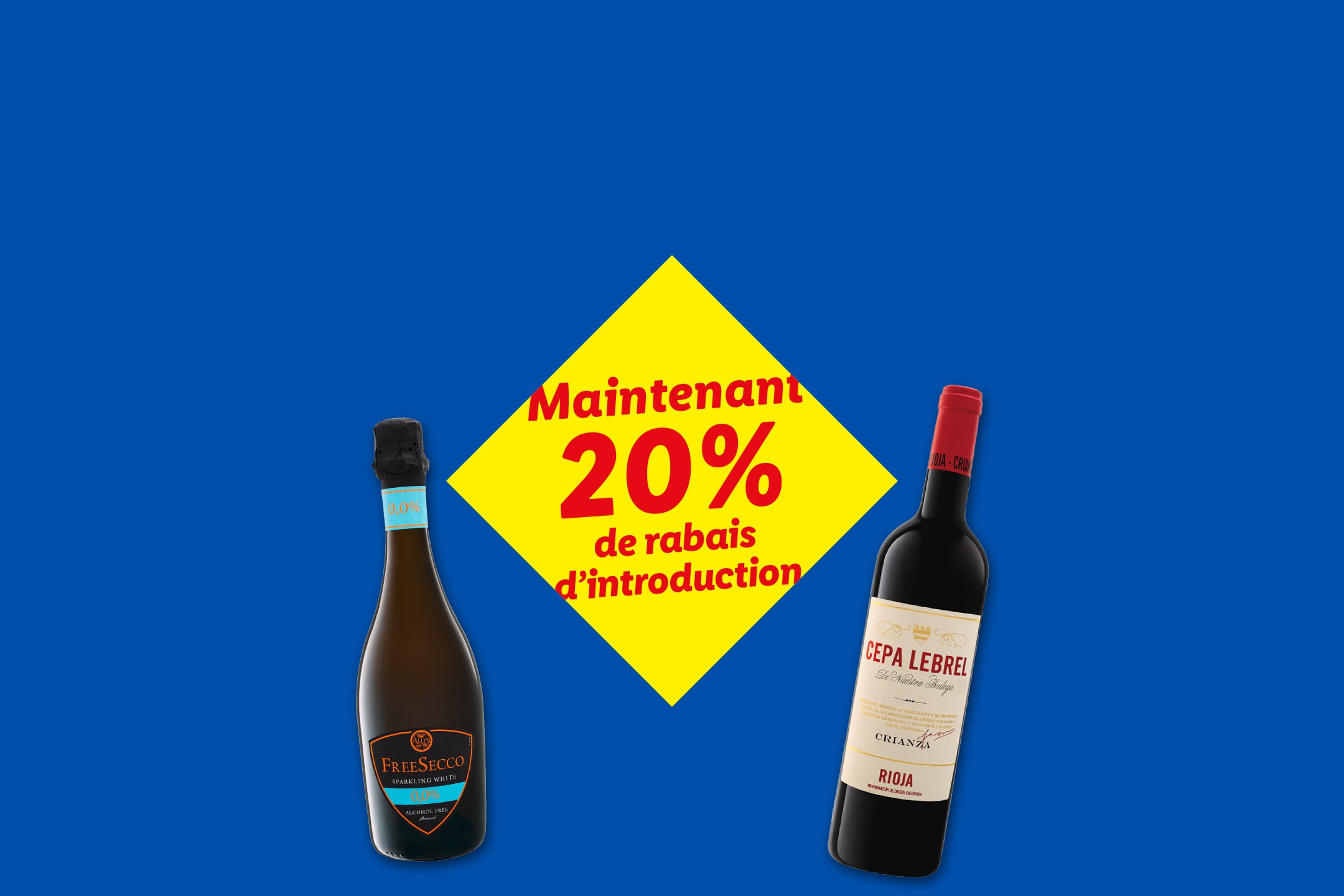 Maintenant 20% de rabais d'introduction