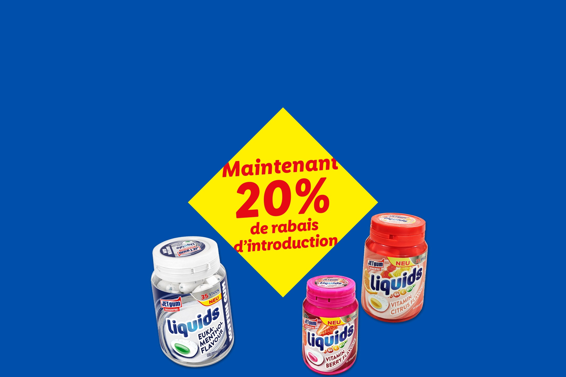 Maintenant 20% de rabais d'introduction