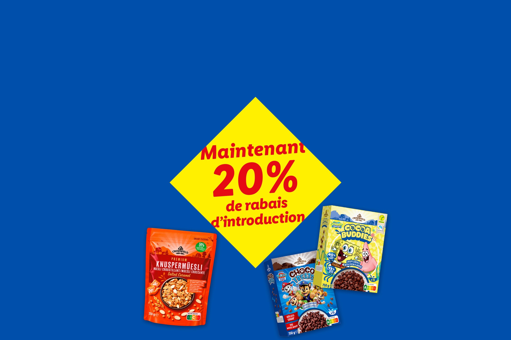 Maintenant 20% de rabais d'introduction