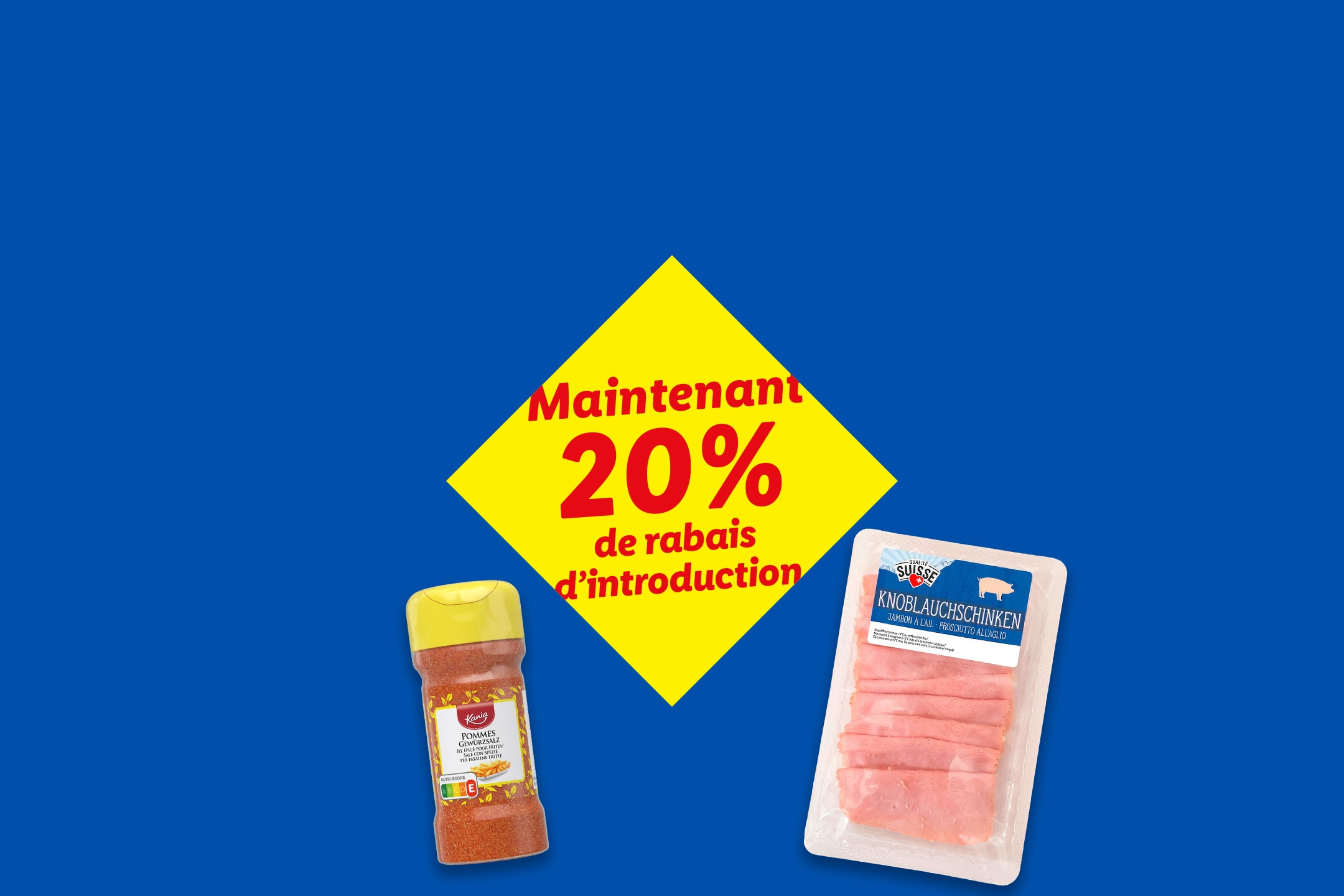 Maintenant 20% de rabais d'introduction