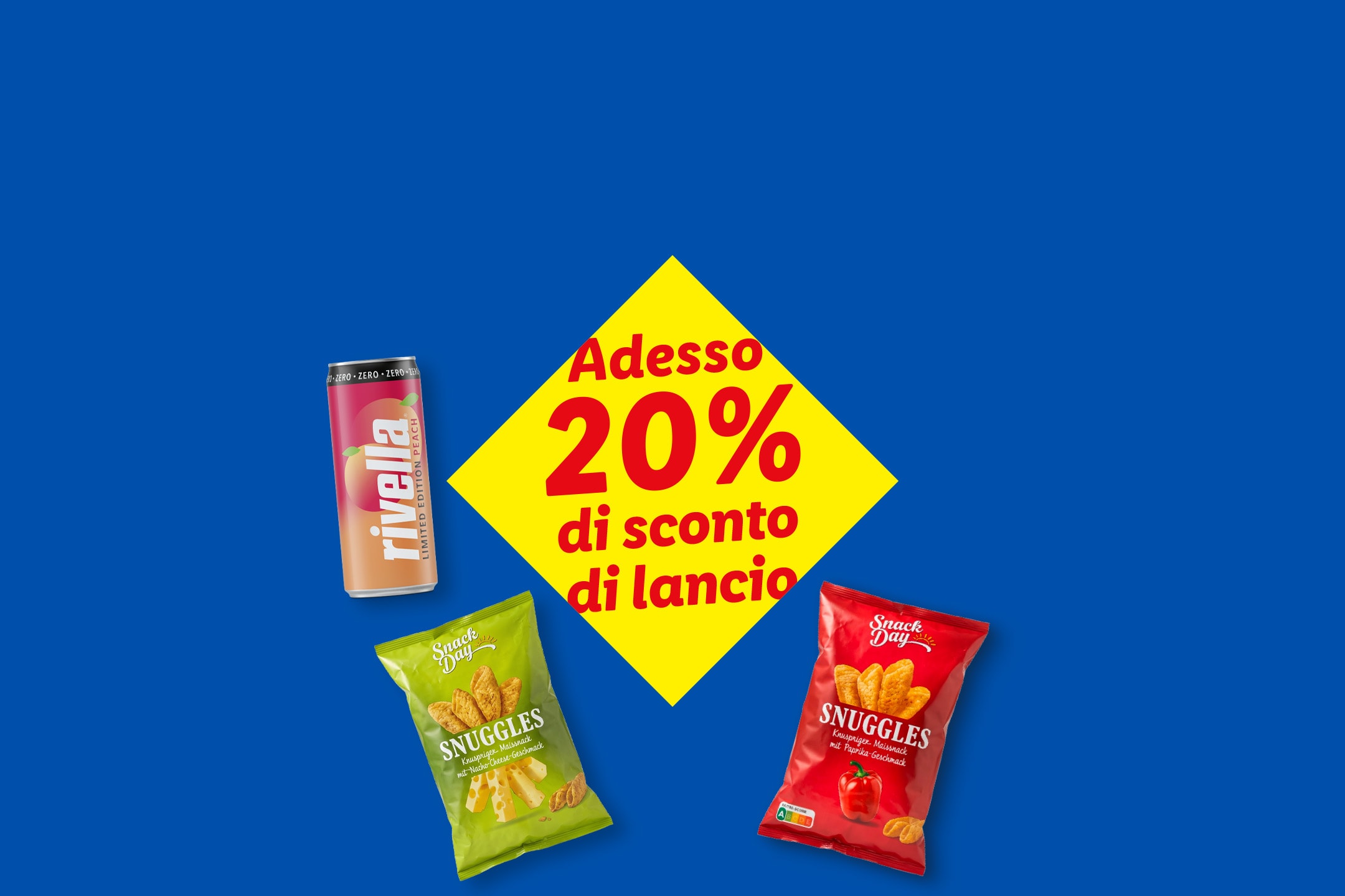 Adesso 20% di sconto di lancio