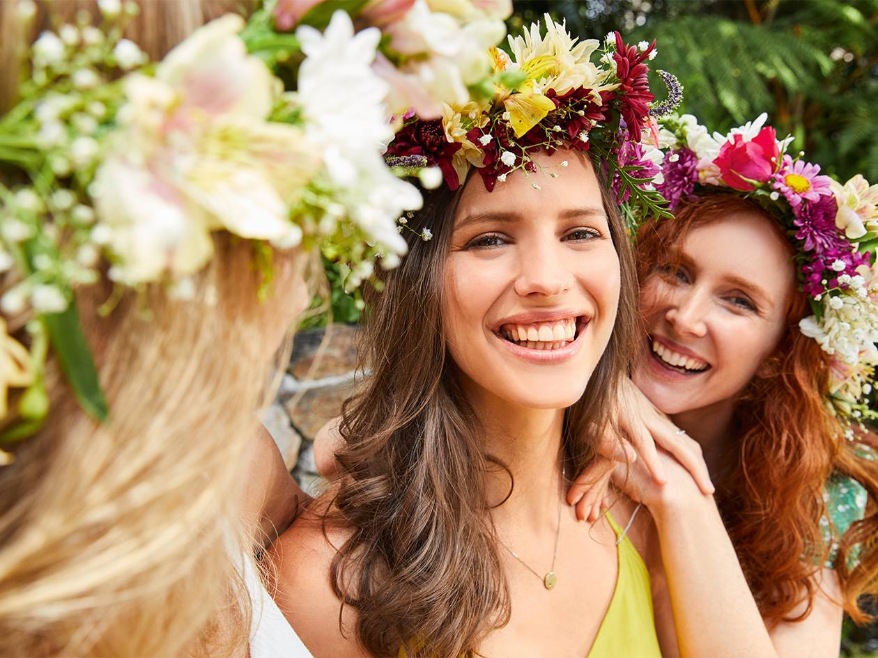 Couronne de fleurs