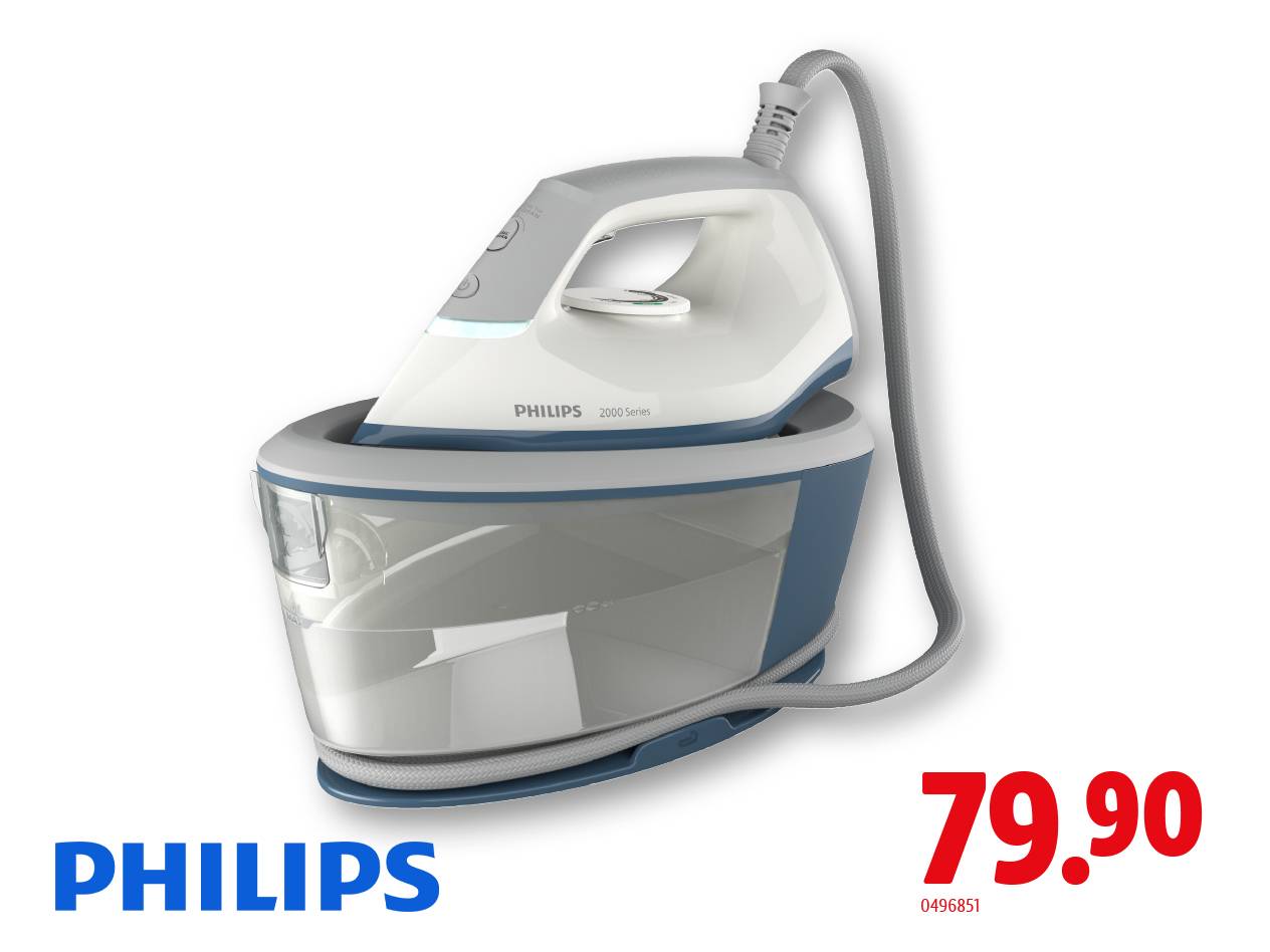 Philips 2000 Series Dampfbügeleisen mit Dampfstation, Preis 79,90.