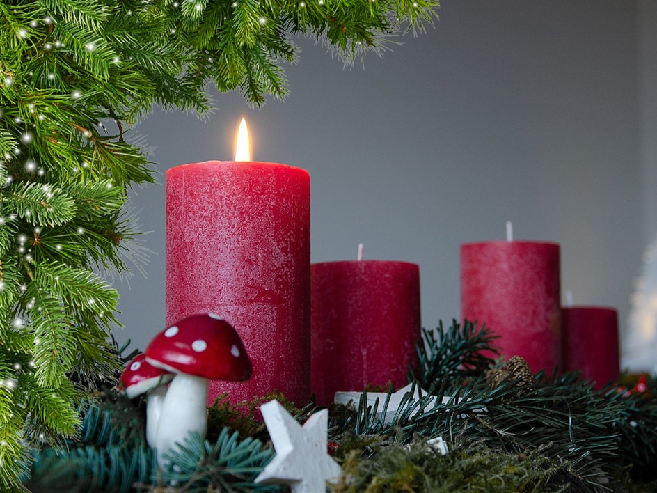 Adventskränze- und gestecke