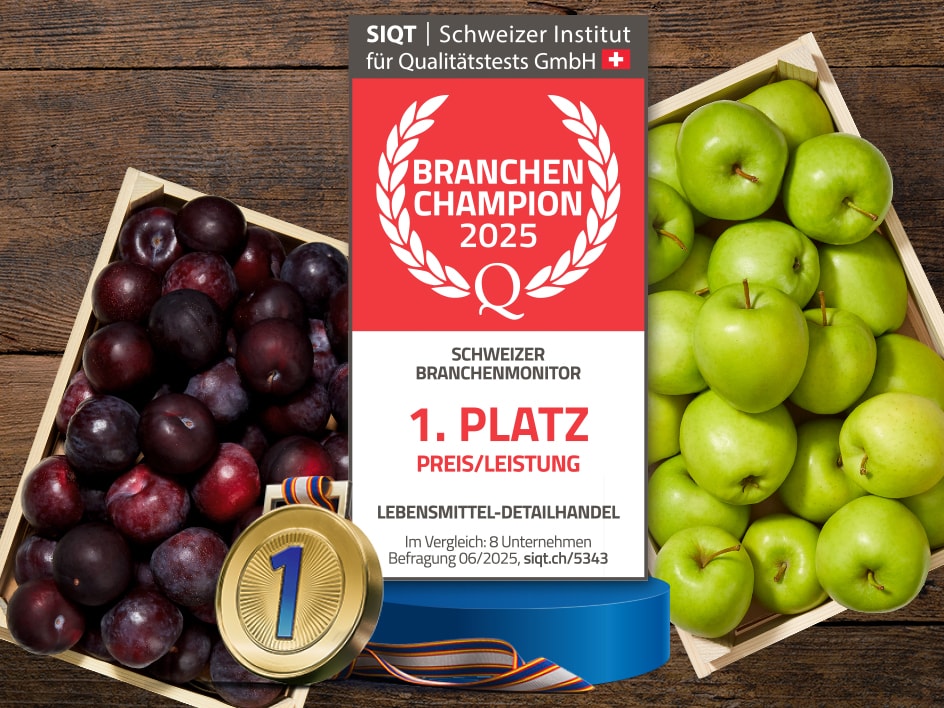 SIQT zeichnet den Branchenchampion 2025 im Lebensmittel-Einzelhandel für bestes Preis-Leistungsverhältnis aus.