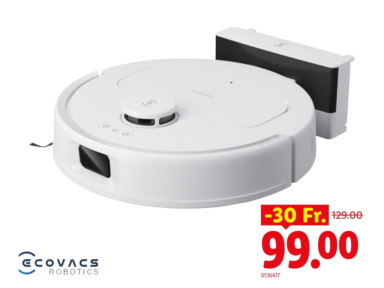 ECOVACS Robot aspirapolvere e lavapavimenti «DEEBOT N20e» -30 Fr. CHF 99.00