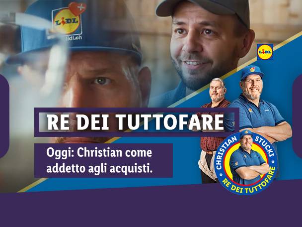 Christian Stucki, il 'Re dei Tuttofare', oggi come addetto agli acquisti.