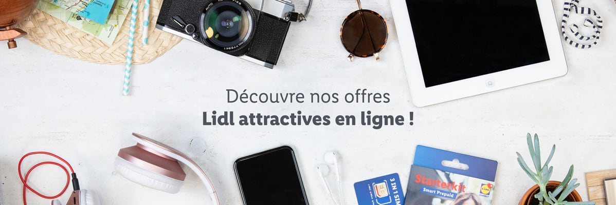 Tablette, écouteurs, appareil photo et cartes SIM Lidl : offres en ligne.
