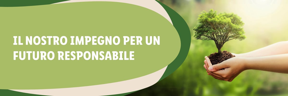 Mani che tengono un albero, impegno per un futuro responsabile.