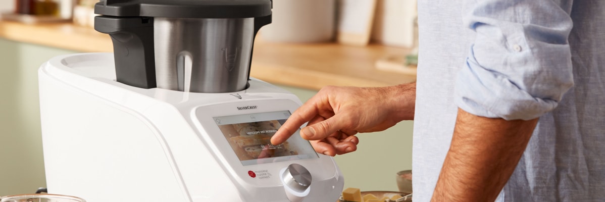 SilverCrest Multikocher mit Touchscreen.