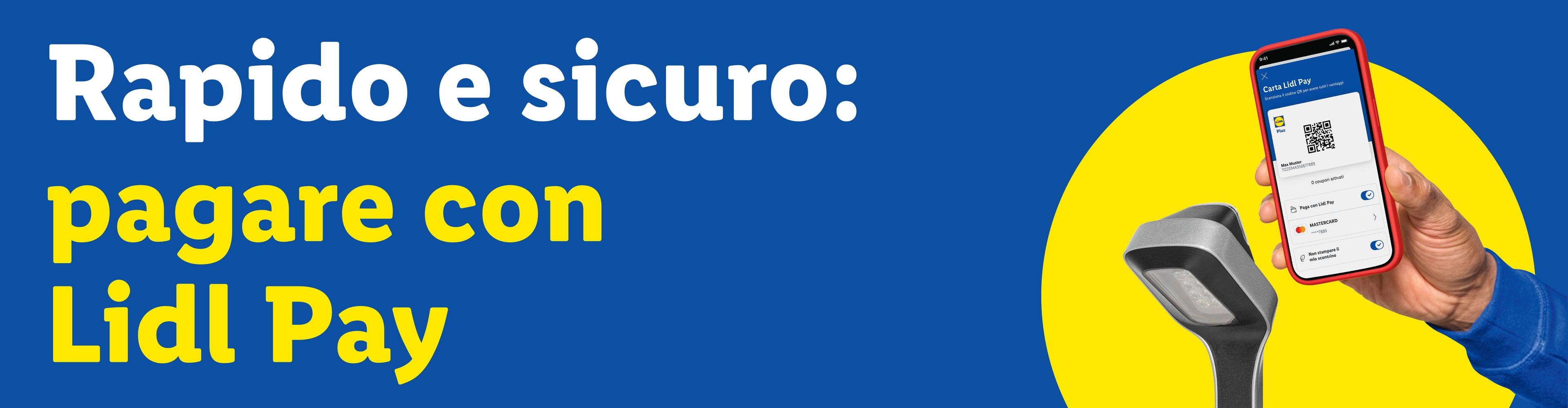 Veloce e sicuro: Pagare con l'app del supermercato che mostra un codice QR.