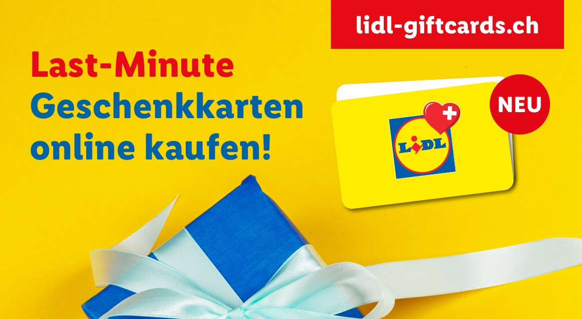 Lidl Geschenkkarten online: jetzt kaufen!