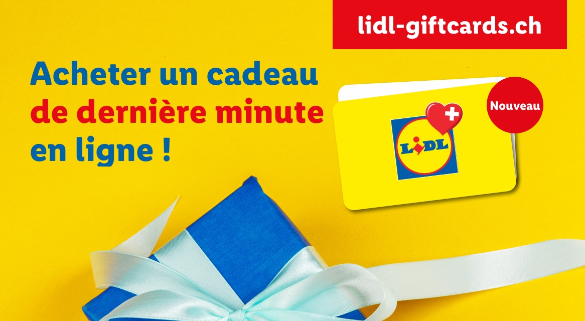 Carte cadeau Lidl et coffret cadeau : achetez en ligne !