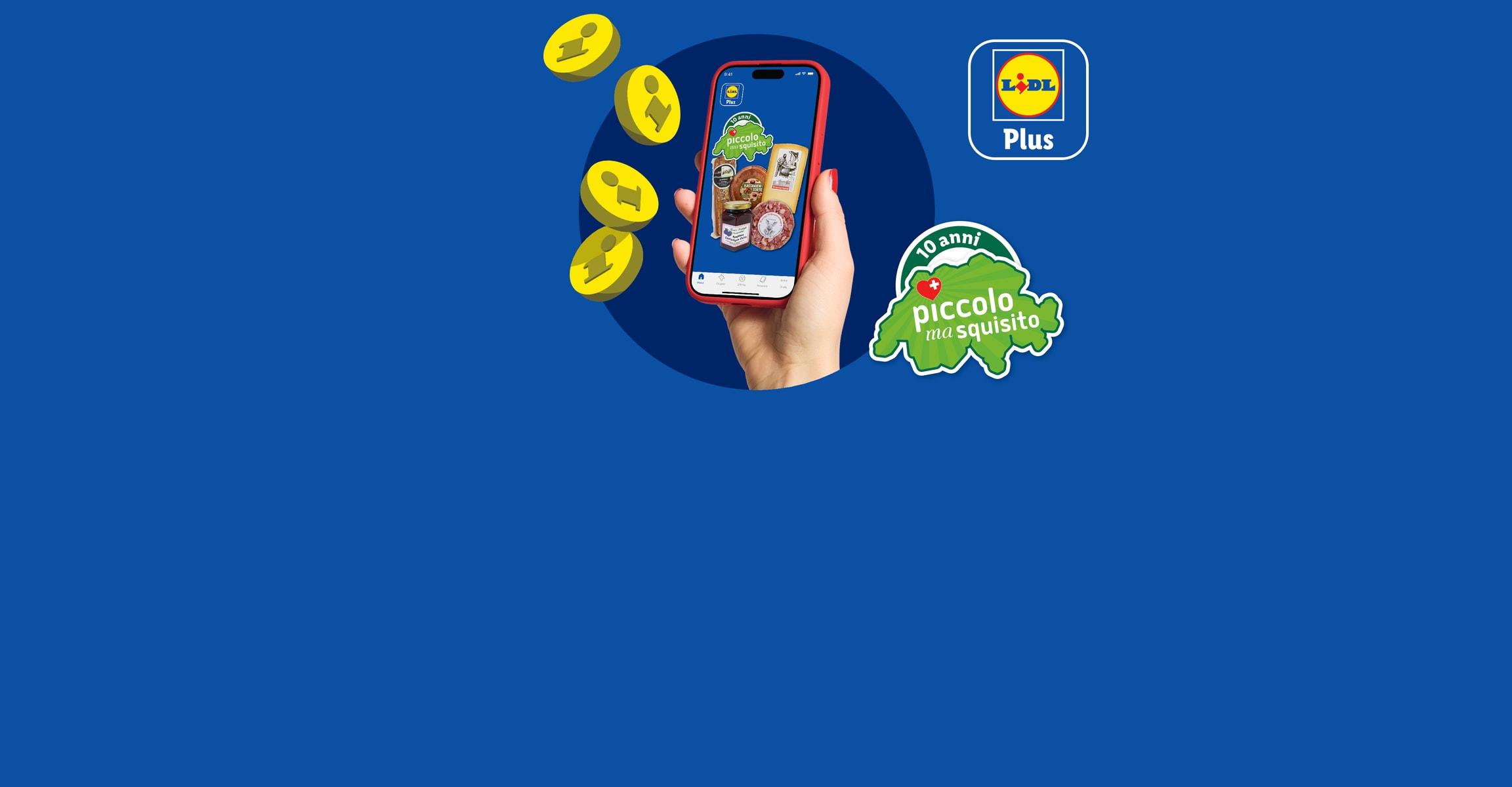 Lidl Plus 10 anni piccolo masquisito