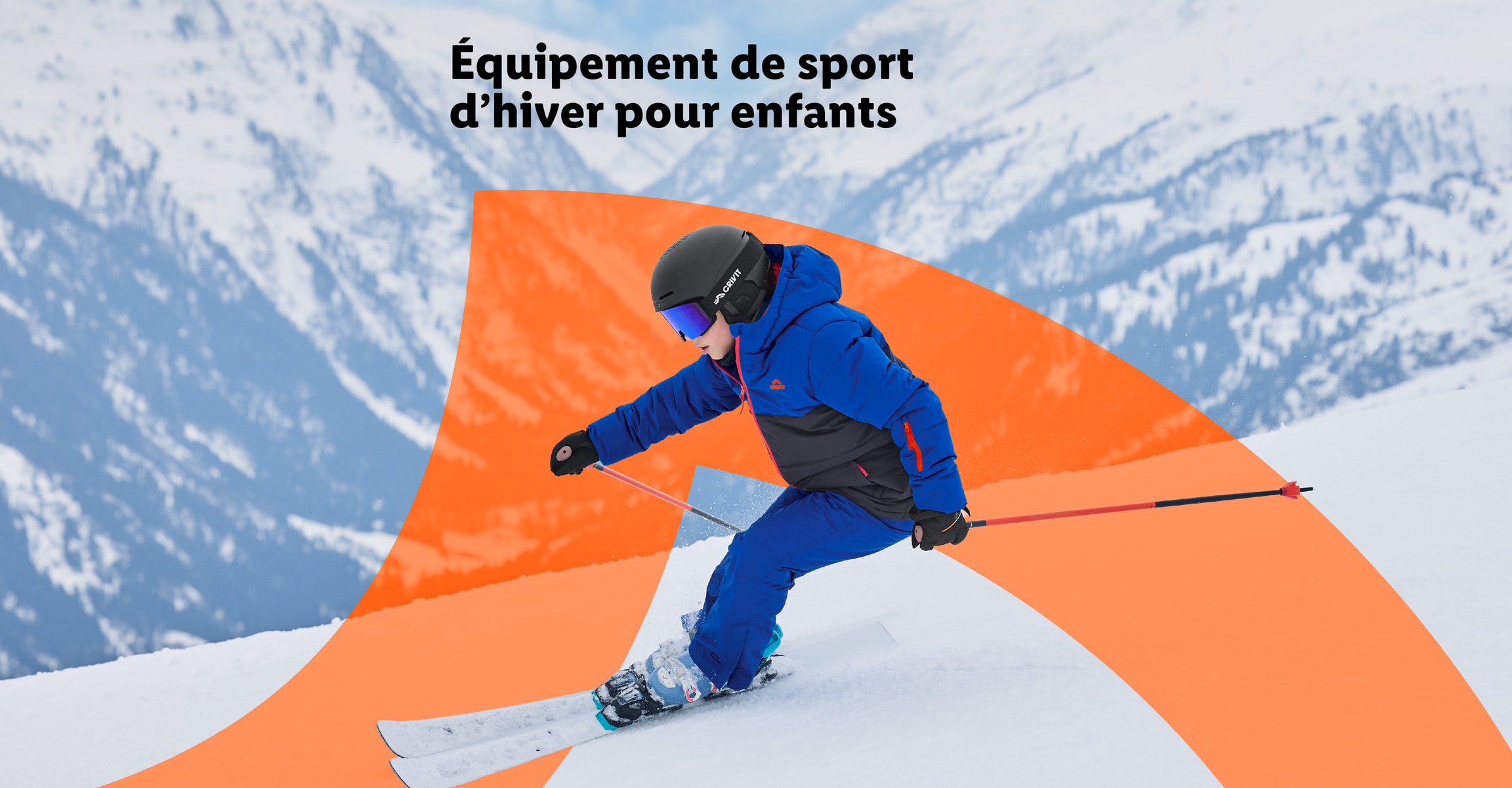 CRIVIT Find your move Équipement de sport d’hiver pour enfants