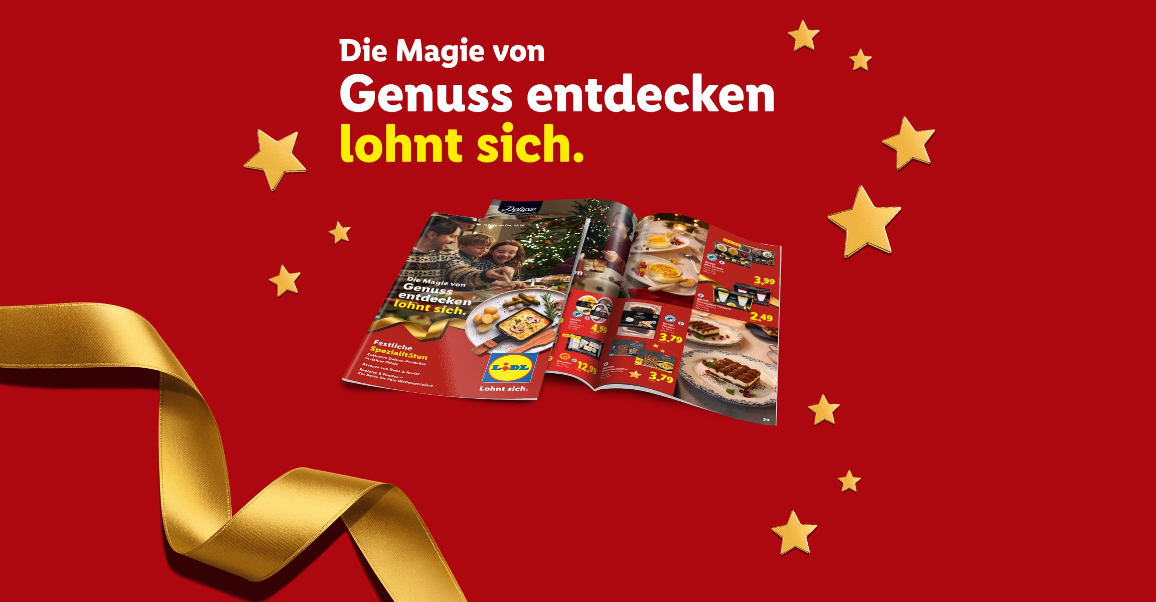 Die Magie von Genuss entdecken lohnt sich.
