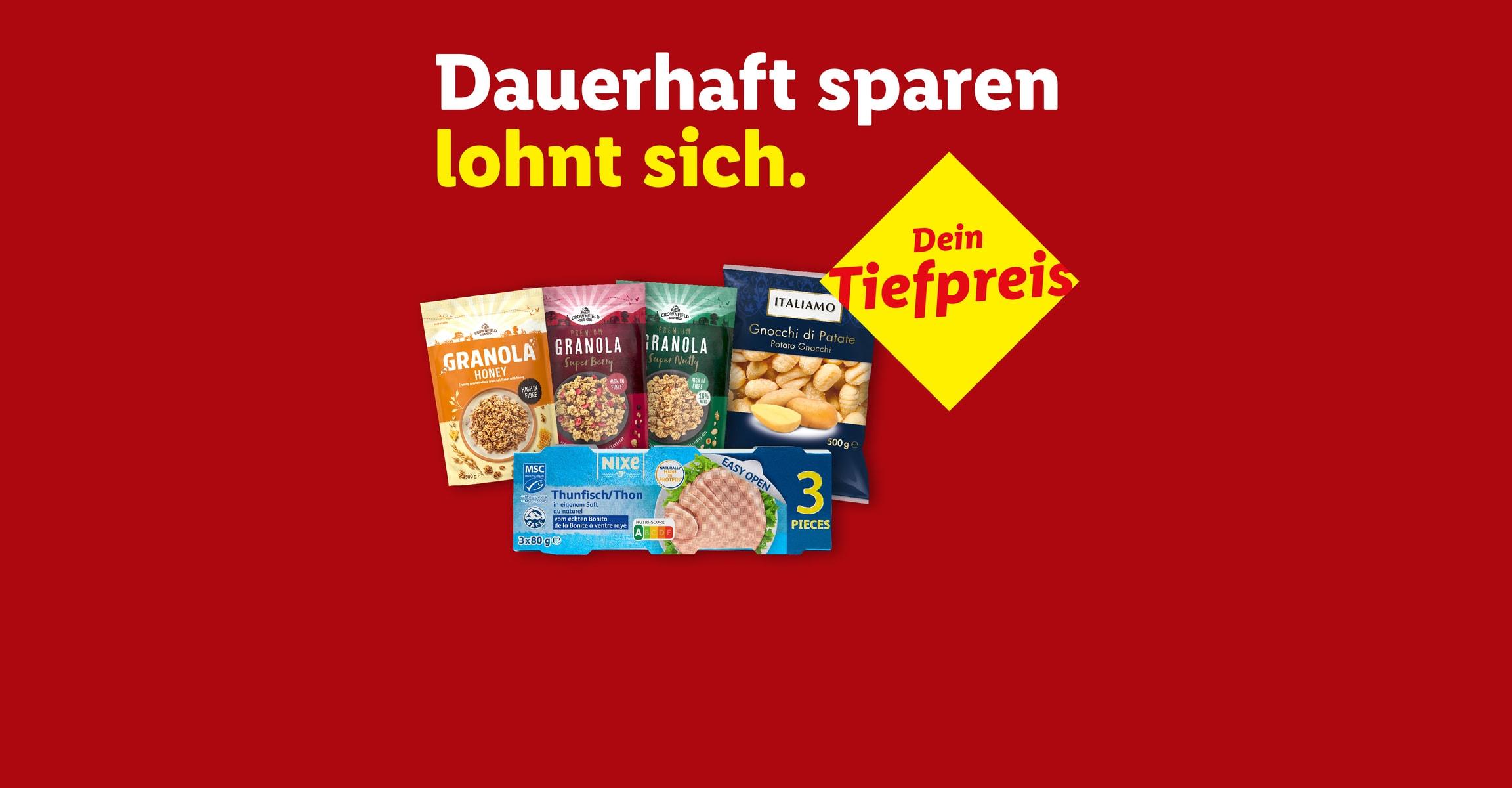Dauerhaft sparen lohnt sich. Dein Tiefpreis