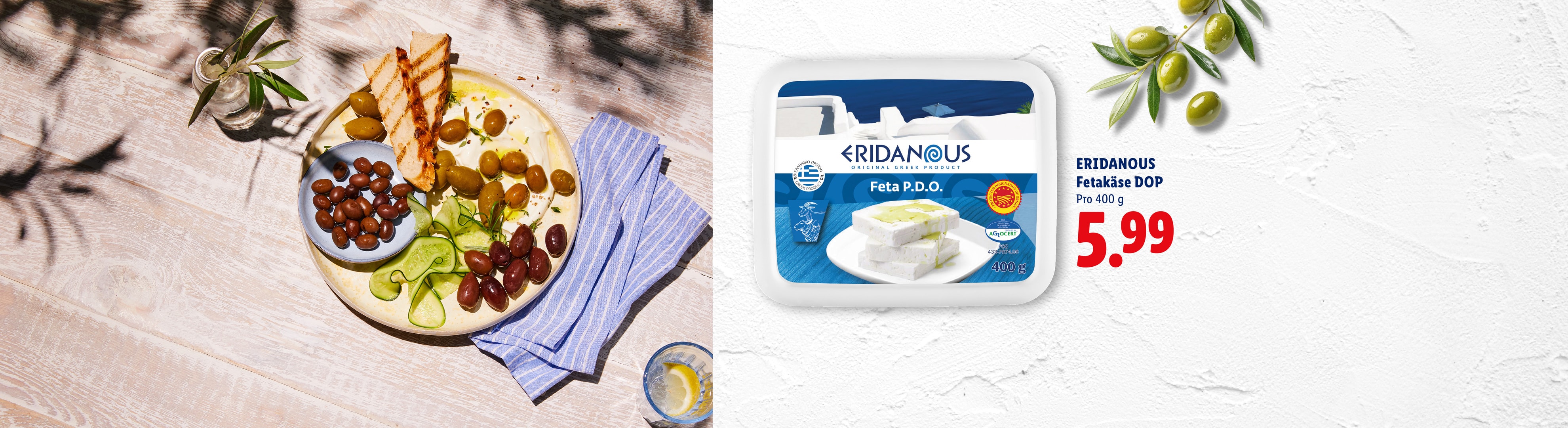 ERIDANOUS Fetakäse DOP Pro 400 g CHF 5.99