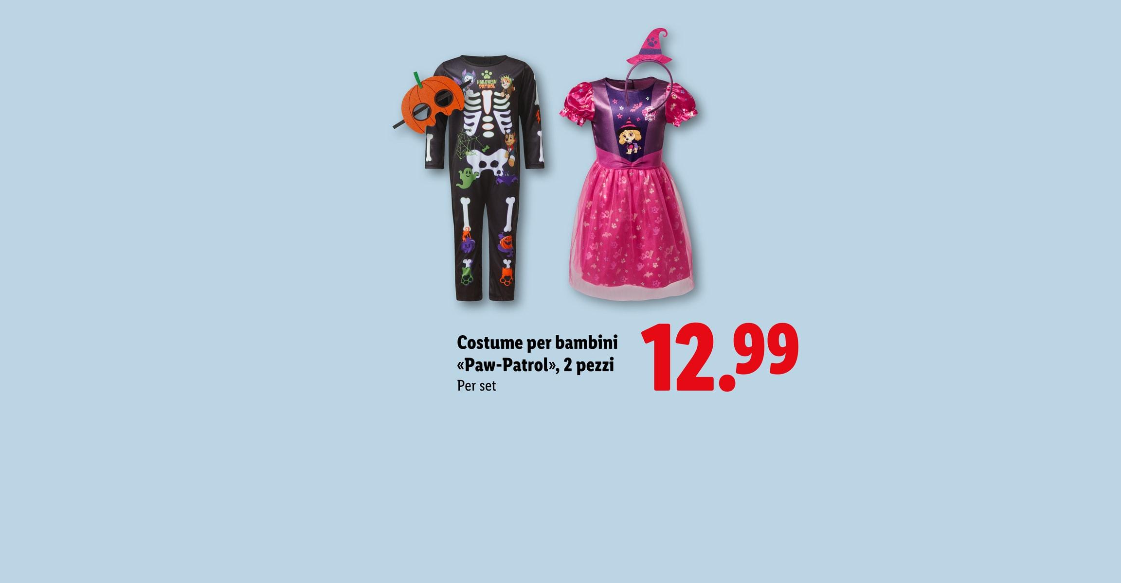Costume per bambini «Paw-Patrol», 2 pezzi Per set CHF 12.99