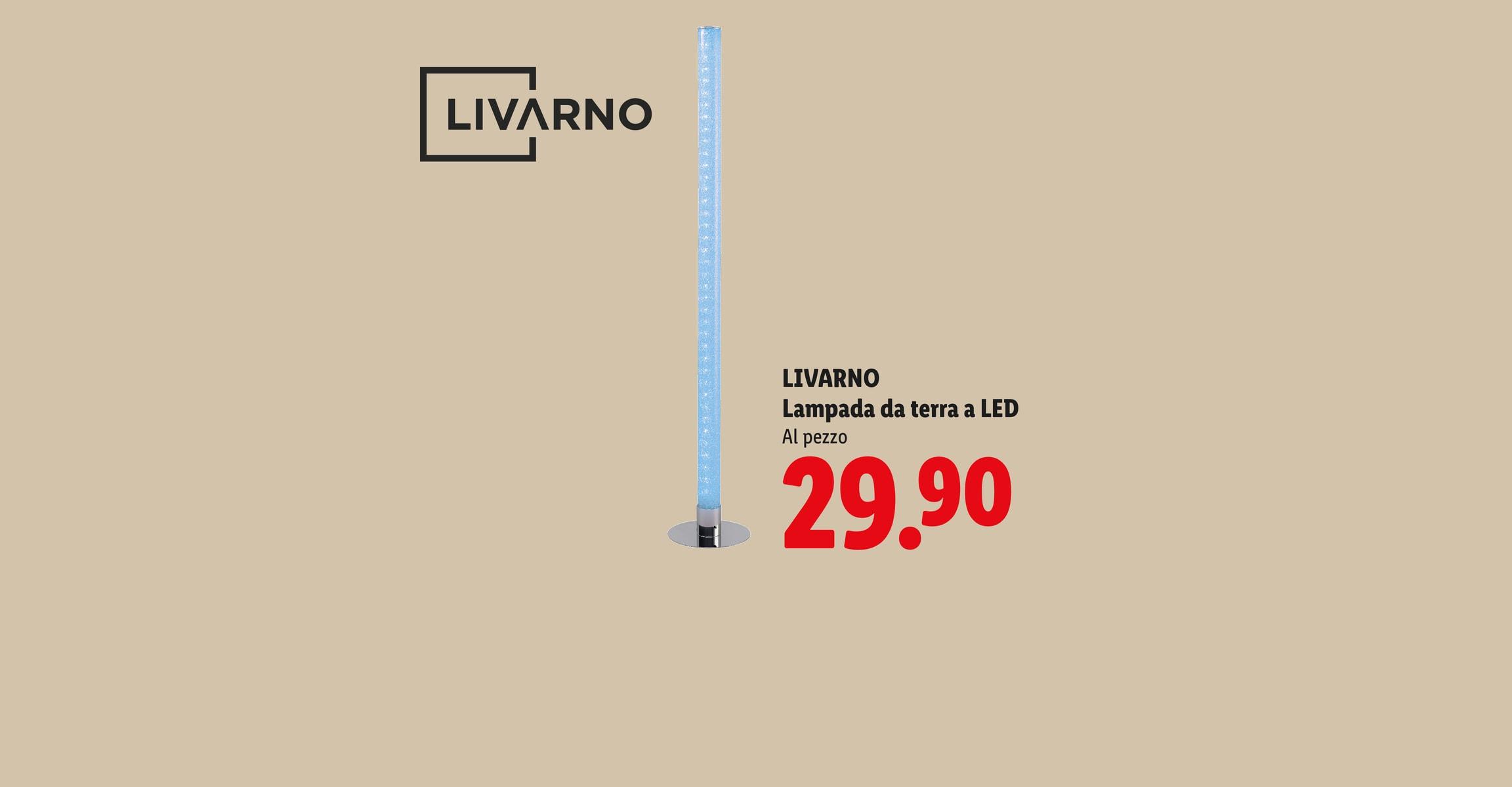 LIVARNO Lampada da terra a LED Al pezzo CHF 29.90
