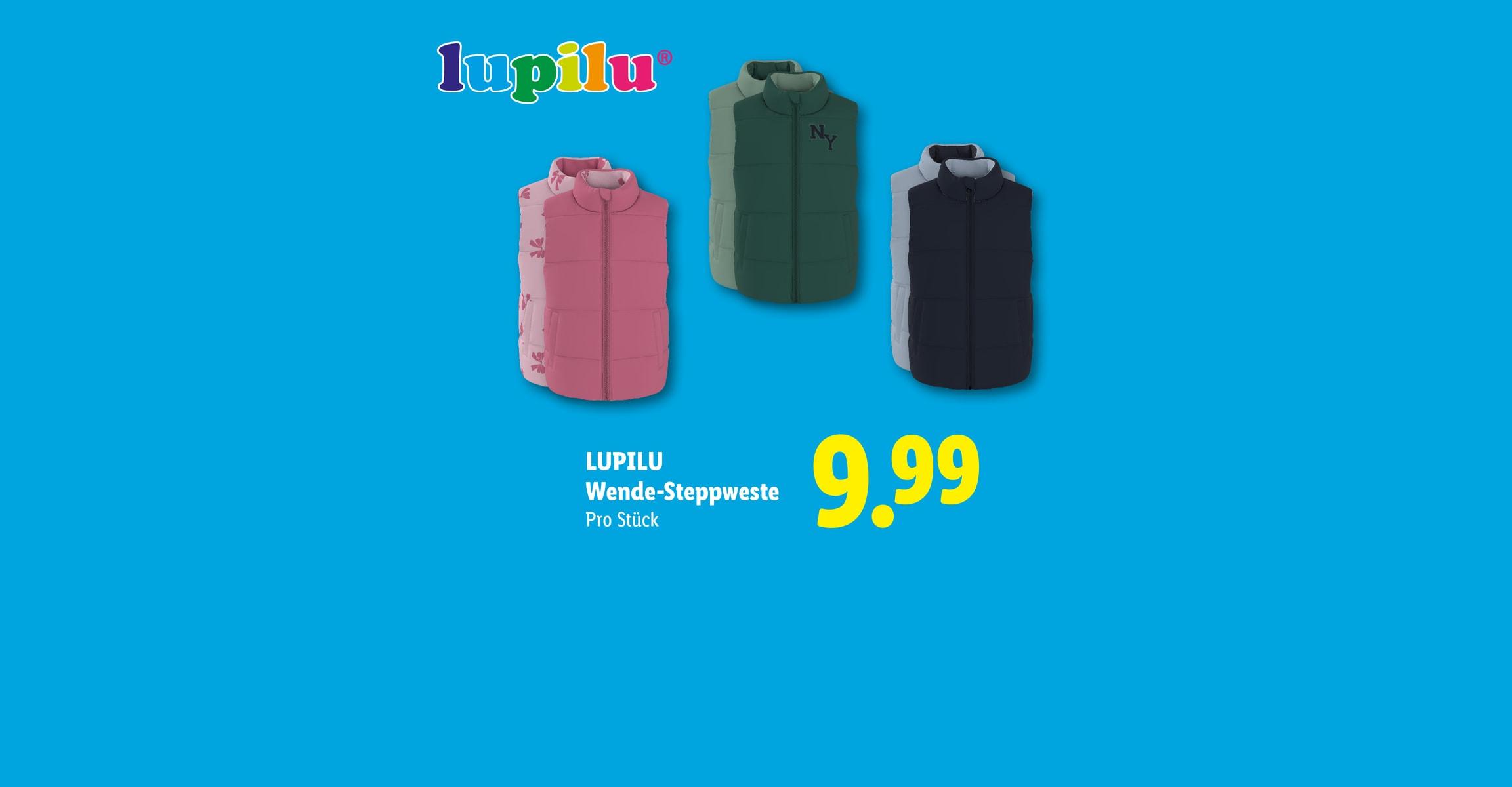 LUPILU Wende-Steppweste Pro Stück CHF 9.99