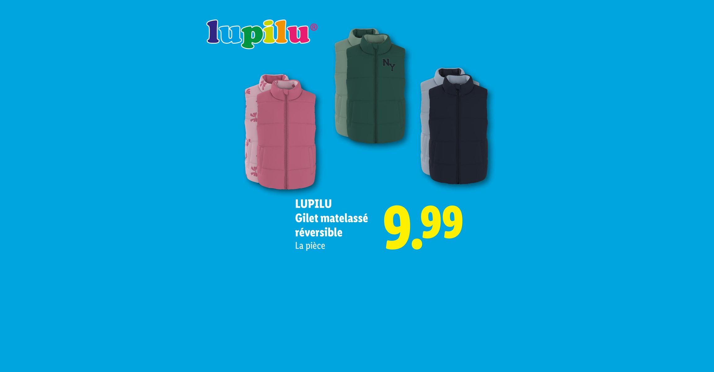 LUPILU Gilet matelassé réversible La pièce CHF 9.99