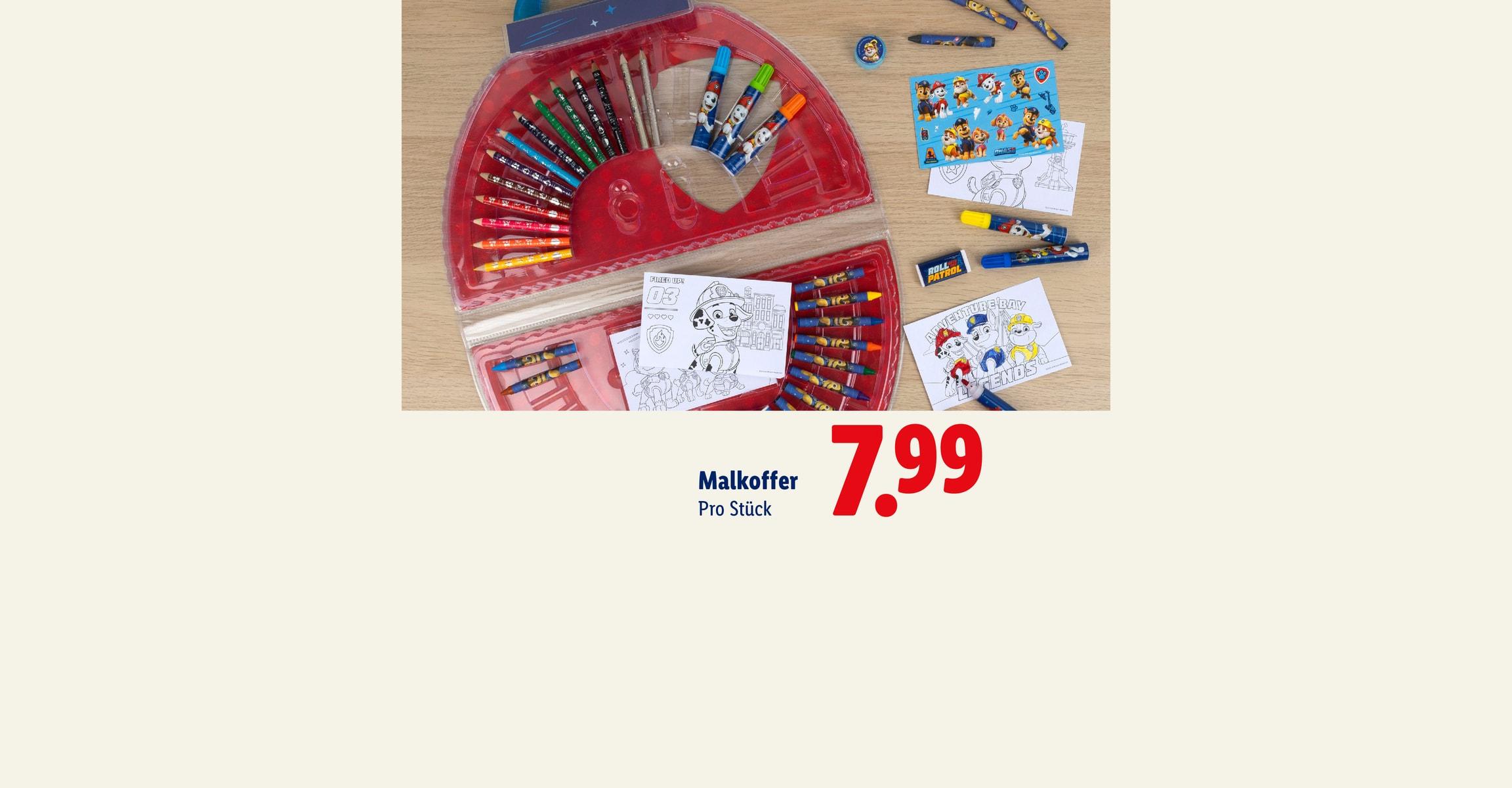 Malkoffer Pro Stück CHF 7.99