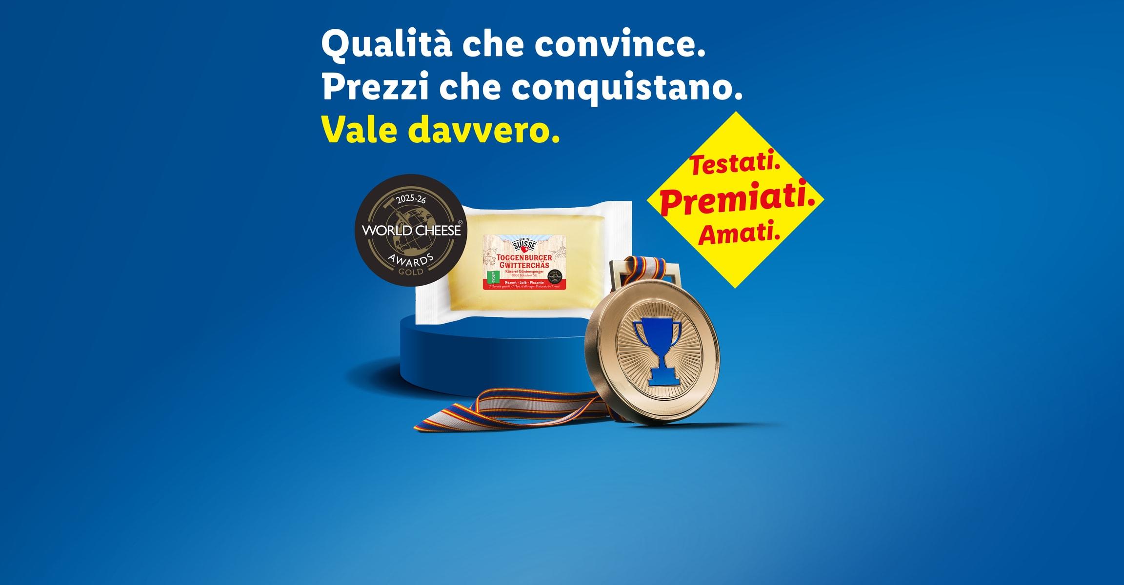 Qualità che convince. Prezzi che conquistano. Vale davvero. Testati. Premiati. Amati.