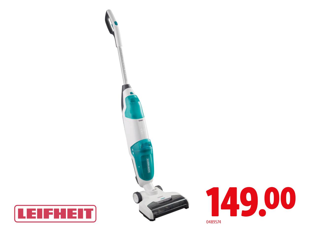 Leifheit Akku-Staubsauger in Weiß und Türkis mit einem Preis von 149,00.