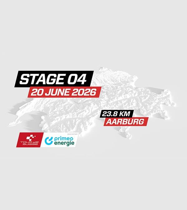 Étape 04 d'une course cycliste le 20 juin 2026, 23,8 km à Aarburg.