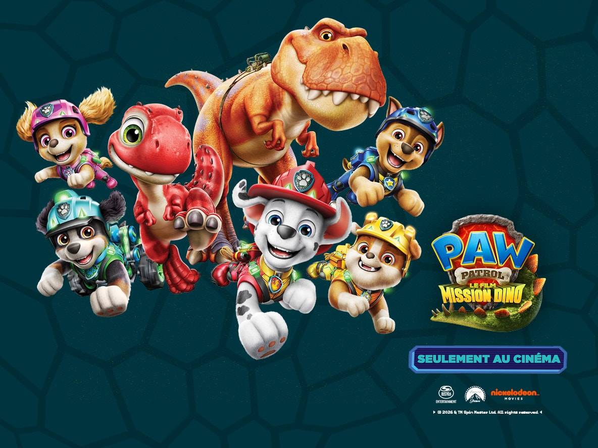Paw Patrol Le film mission dino SEULEMENT AU CINÉMA