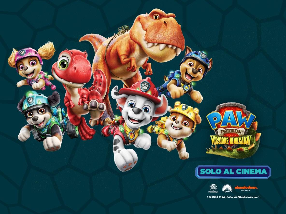 Paw Patrol Missione dinosauri SOLO AL CINEMA